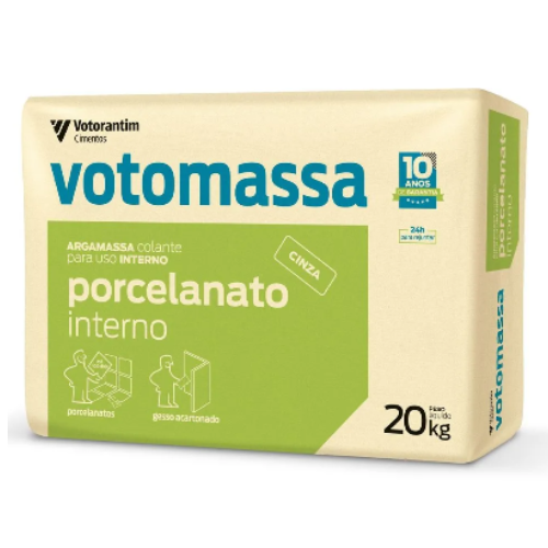 Argamassa para Porcelanato Interno de 20 Kg Votomassa